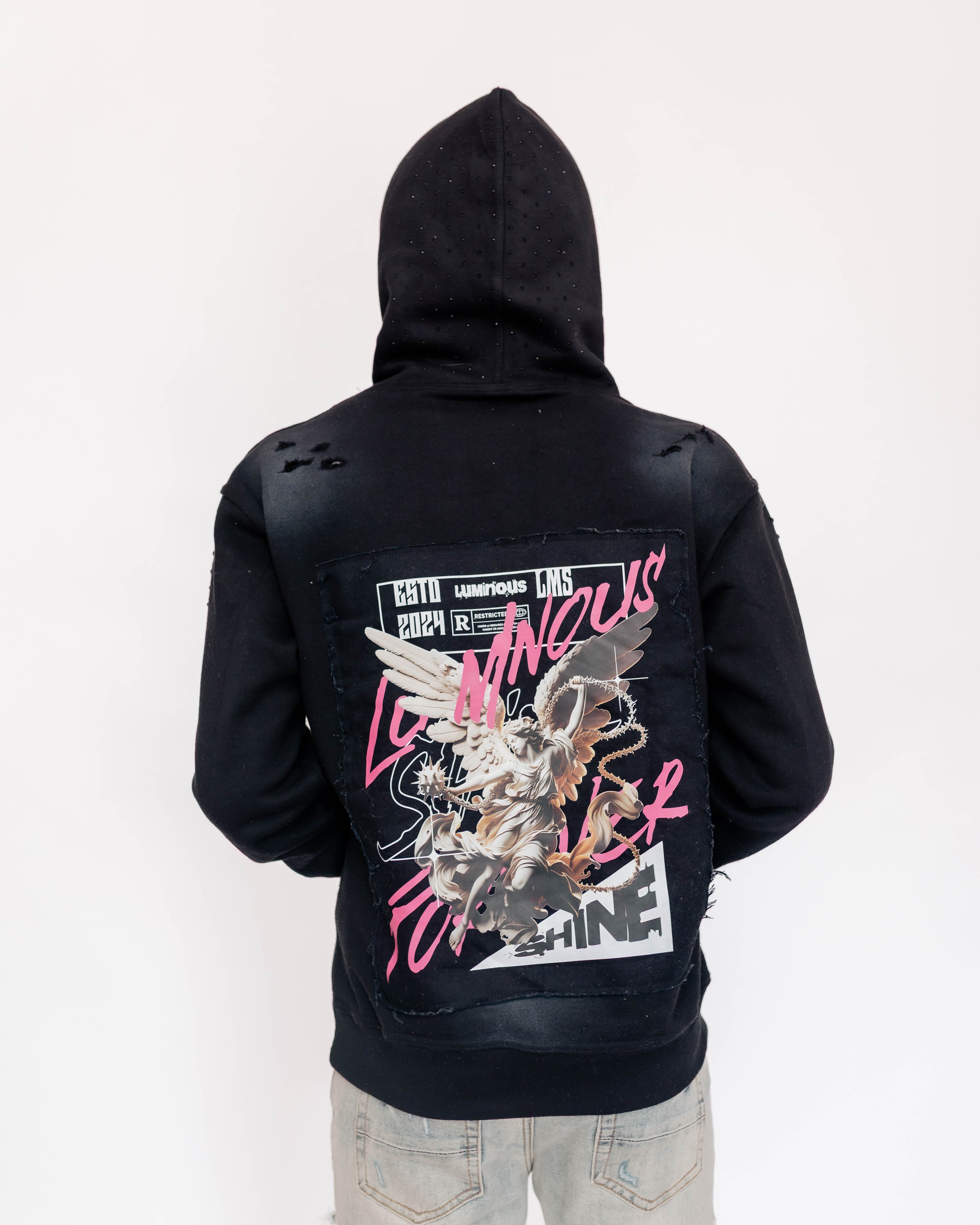 LS black hoodie